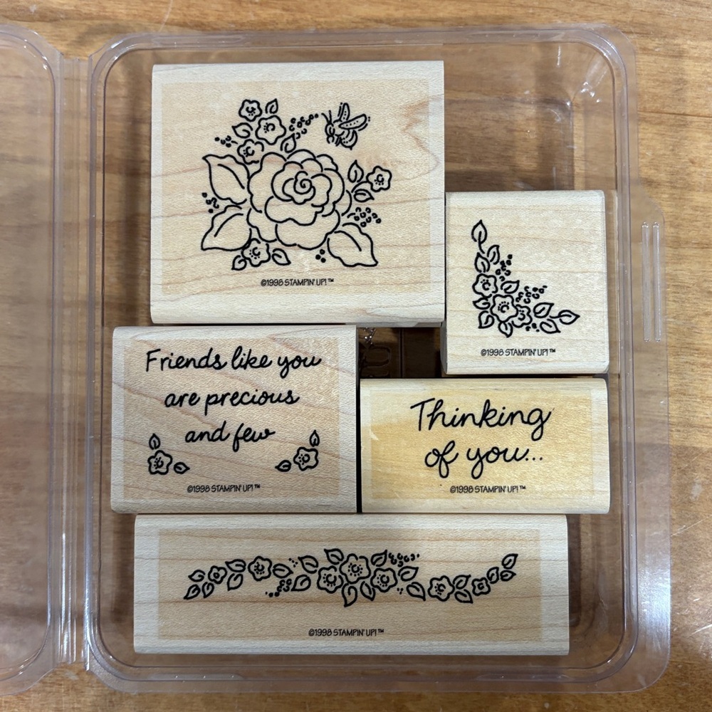 Stampin' Up! PRECIOUS AND FEW LIMITED EDITION 1998 Stamp Set